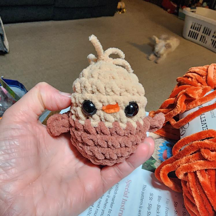 PDF Pattern - Charlotte the Baby Bird