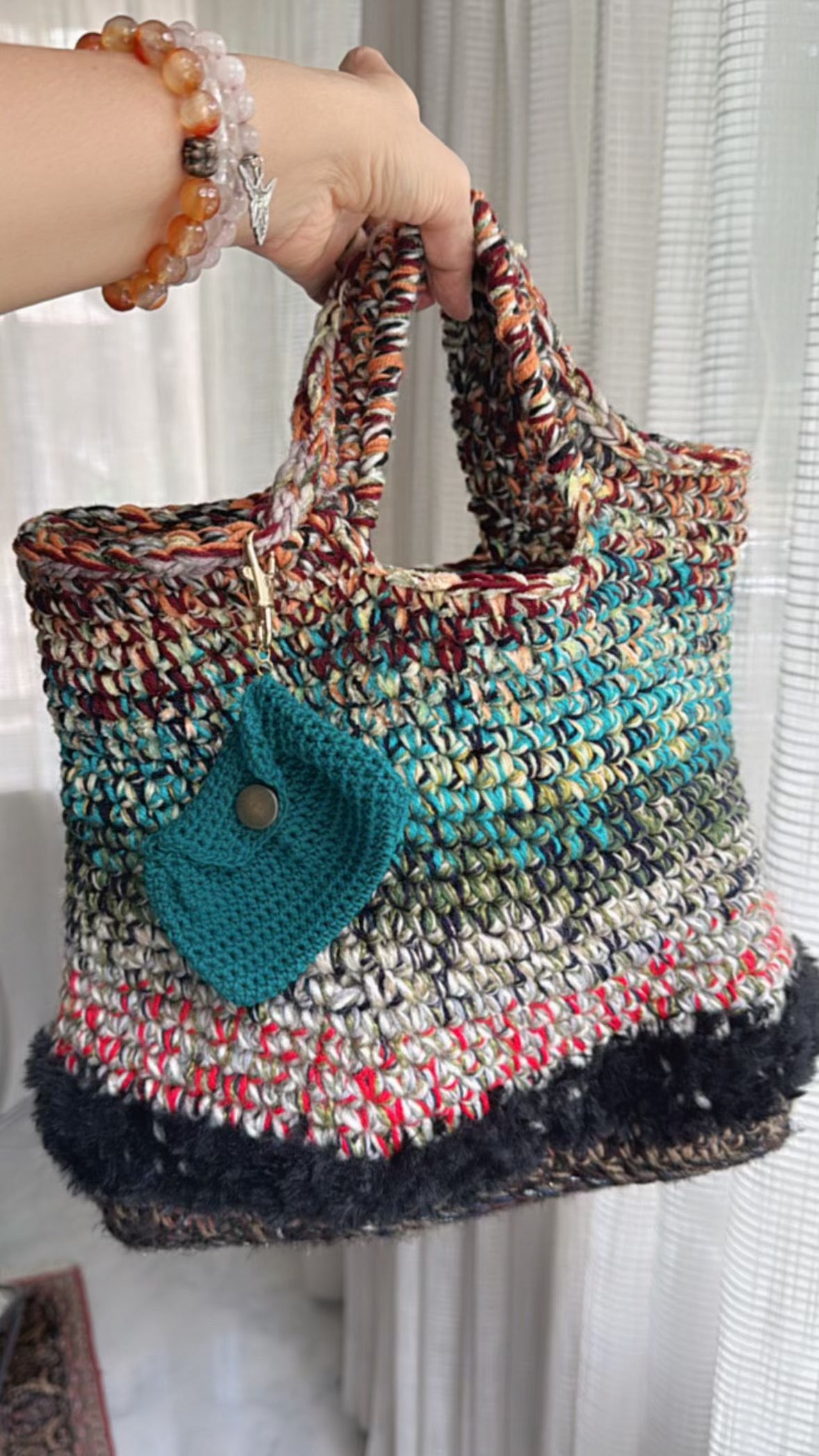PDF Pattern - Scrappy Yarn Project Bag
