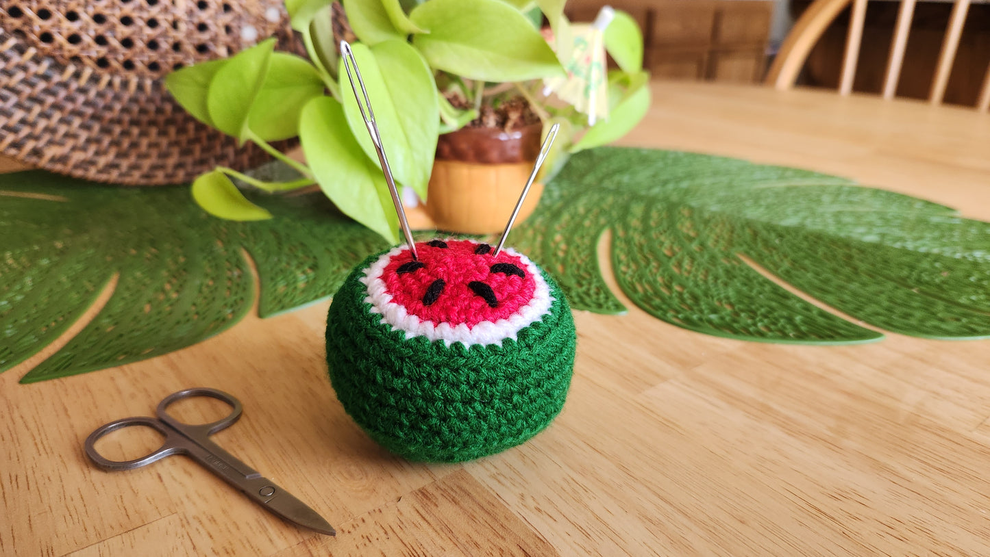 PDF Pattern - Watermelon Pin Cushion Support Palestine Fundraiser