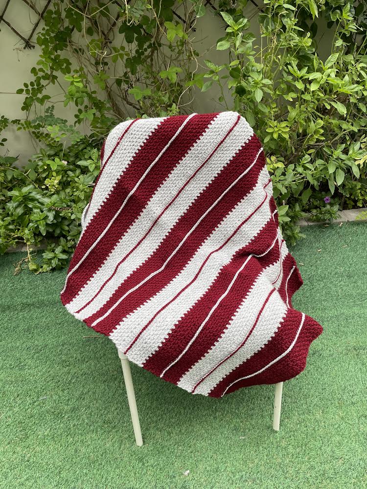 PDF Pattern - Striped Baby Blanket