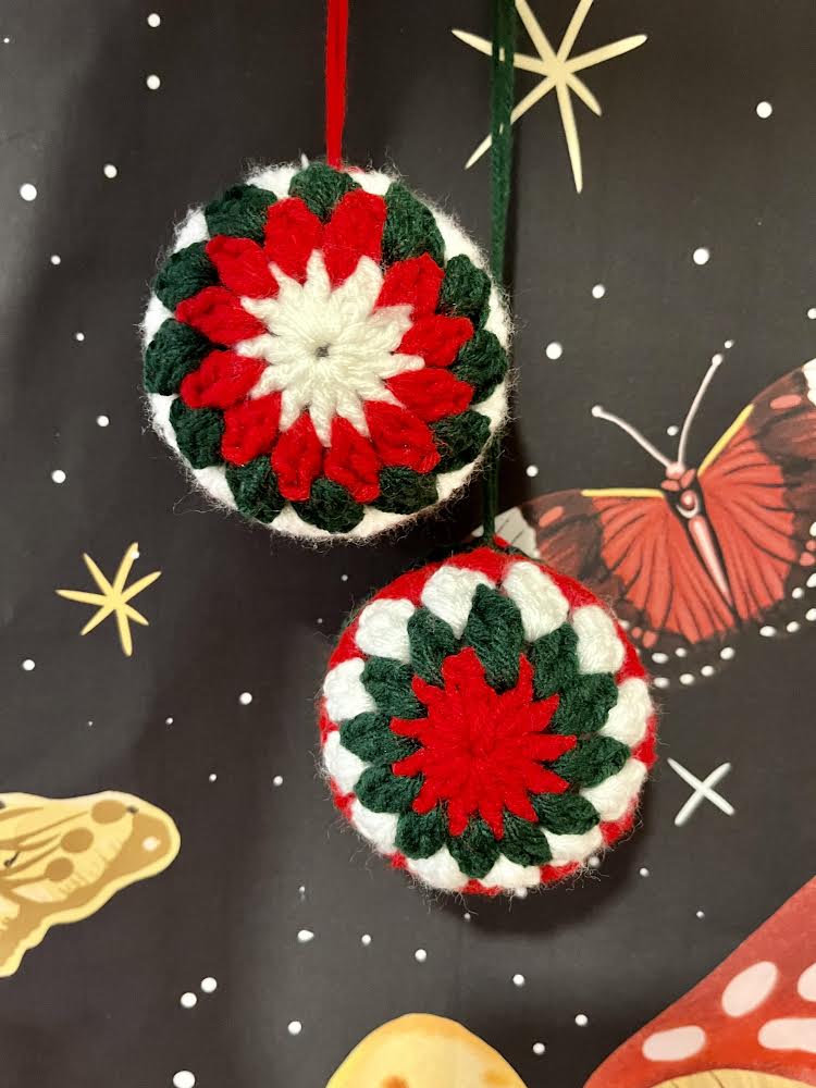 PDF Pattern - Granny Stitch Christmas Bauble