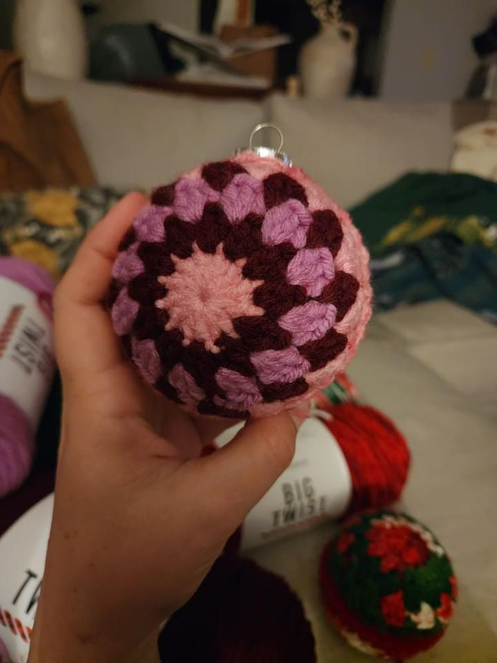 PDF Pattern - Granny Stitch Christmas Bauble