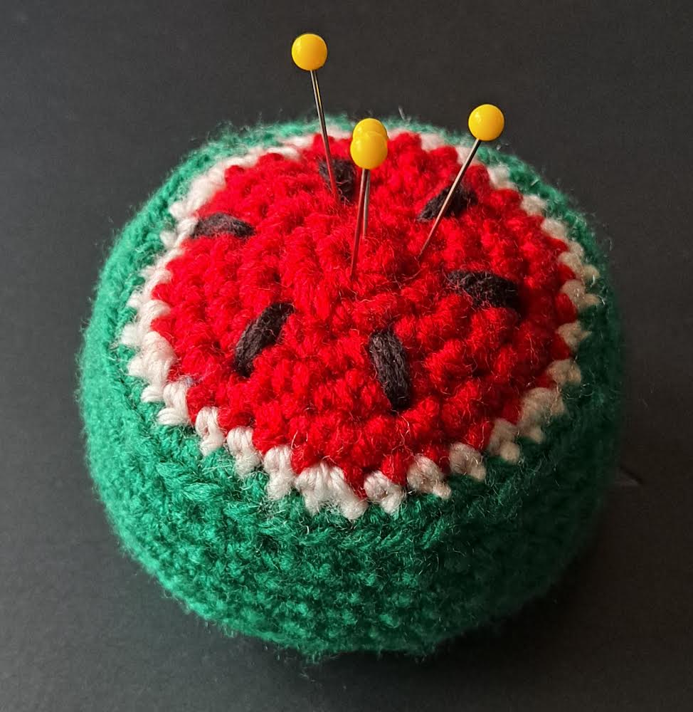 PDF Pattern - Watermelon Pin Cushion Support Palestine Fundraiser