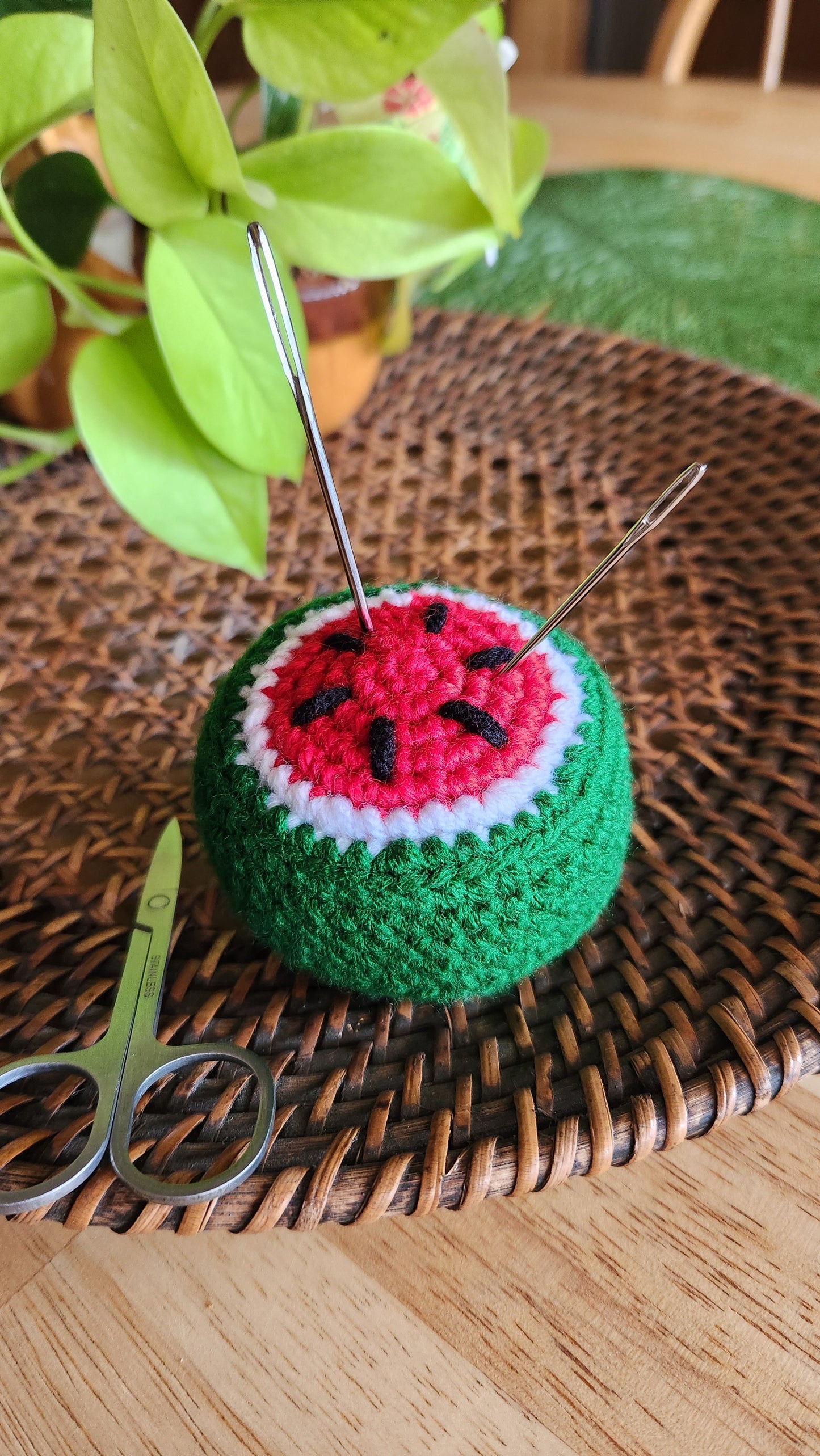 PDF Pattern - Watermelon Pin Cushion Support Palestine Fundraiser