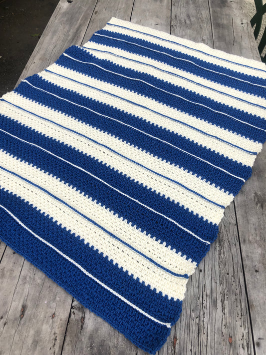 PDF Pattern - Striped Baby Blanket