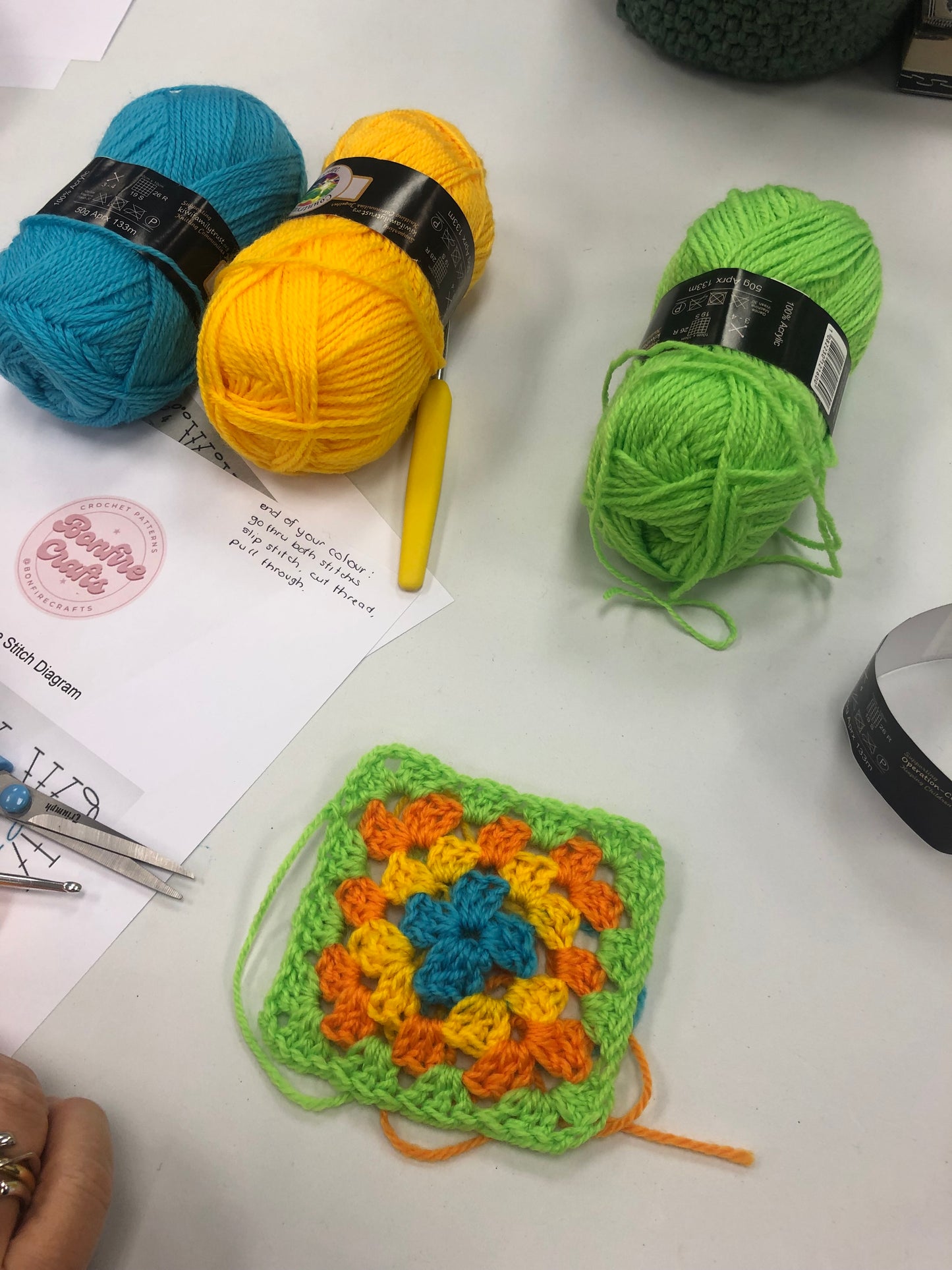 Granny Squares Class - Saturday 26th April Masterton