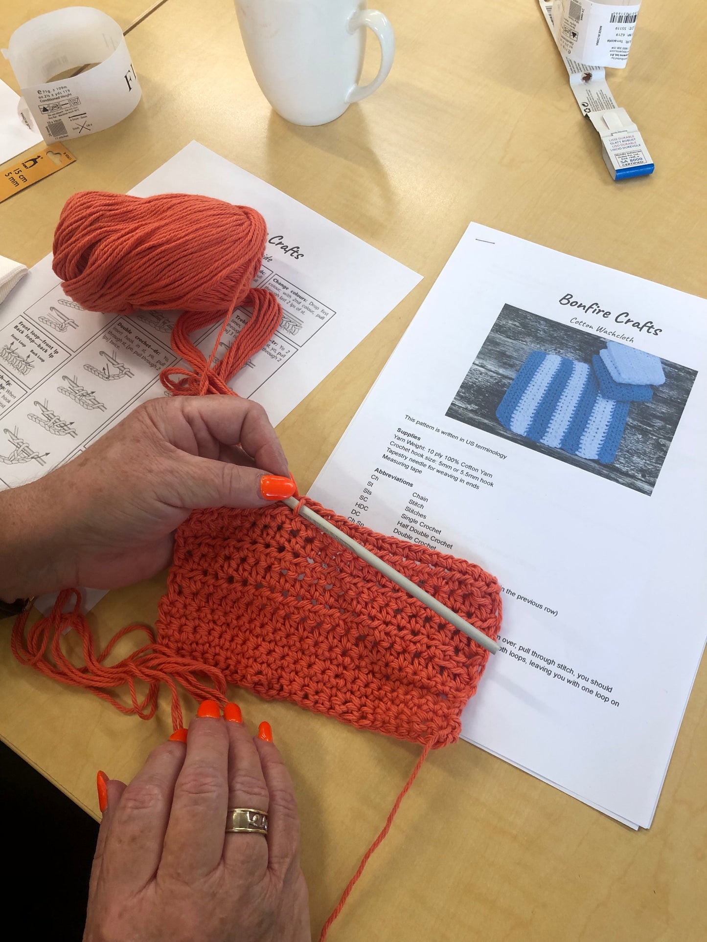 Beginner Crochet Class Masterton - Saturday 26th April Masterton (parents and child welcome together at this class)